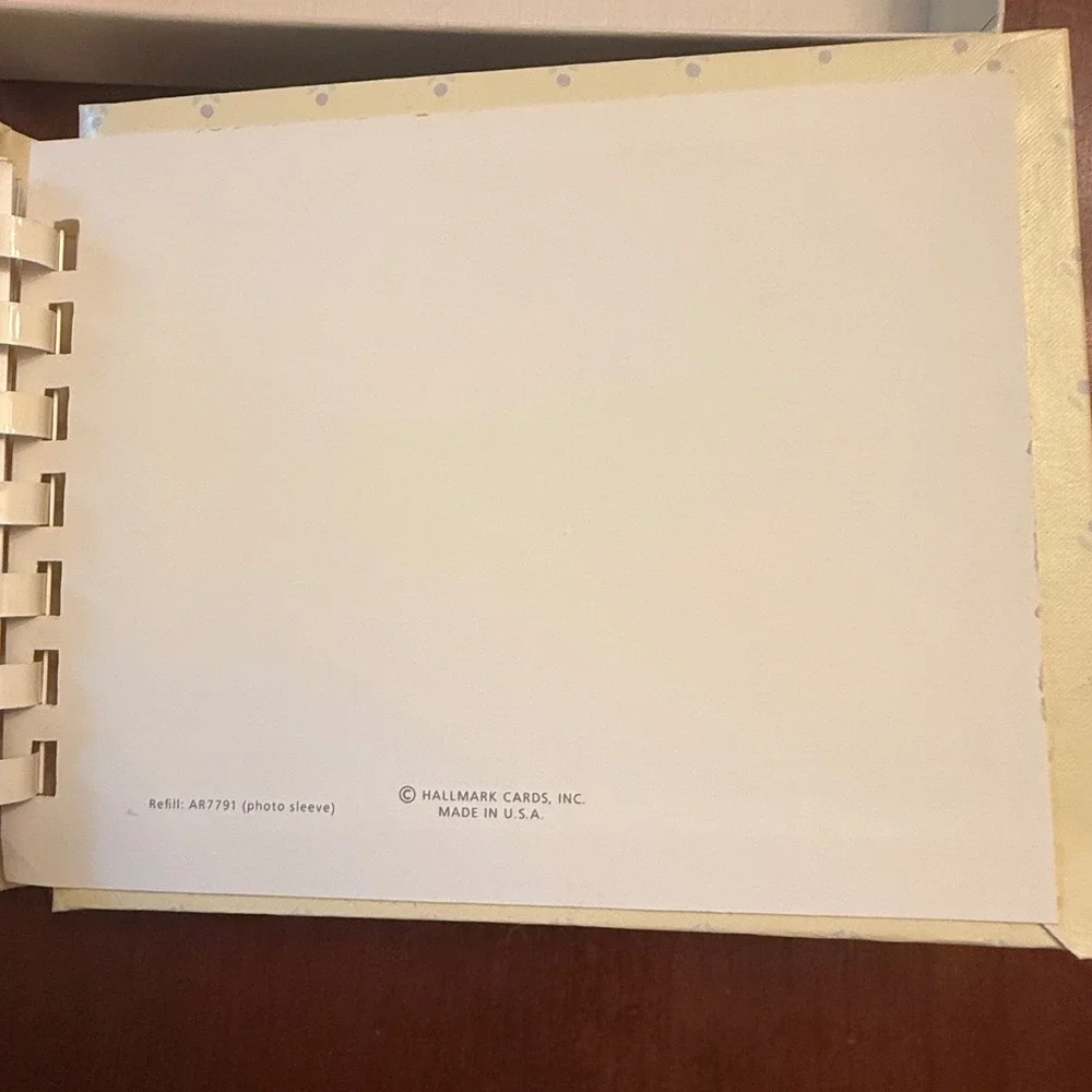 Hallmark vtg photo album grandma show tell baby chick puffy cottagecore 80s 90s